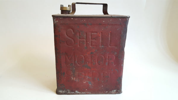 Vintage Shell 1 Gallon Motor Spirit Can 40108