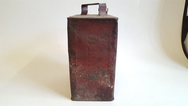 Vintage Shell 1 Gallon Motor Spirit Can 40108