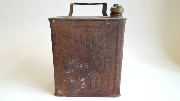 Vintage Shell 1 Gallon Motor Spirit Can 40107