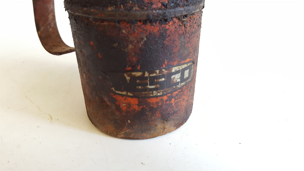 Vintage Green Wesco Oil Can w Plastic Spout 32177 – The Vintage Tool Shop,  The Old Dairy, Carters Barn Farm, Piddlehinton, Dorchester DT2 7TH