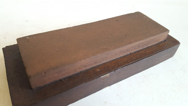 6" x 2" Vintage Combination Sharpening Stone in Wooden Block 40594