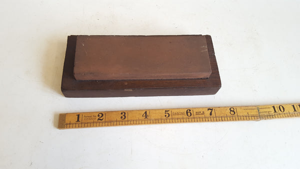 6" x 2" Vintage Combination Sharpening Stone in Wooden Block 40594