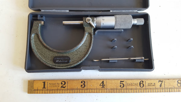 Vintage Mitutoyo 25 - 50mm Micrometer in Case 40599
