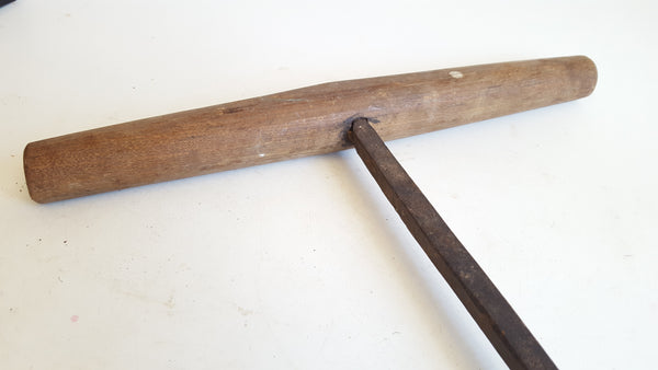 14" x 1 1/8" Vintage Coopers Shell Auger Bit w Wooden Handle 40641