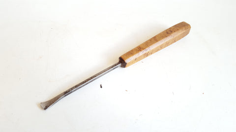 3/8" Vintage Fishtail Spoon Gouge w #25 Sweep 40865