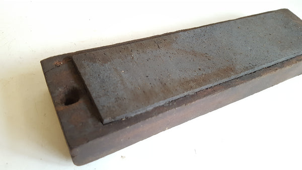 8" x 2" Vintage Sharpening Stone in Wooden Box 40995