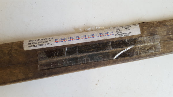 Ground Flat Stock of 1 1/2" x 5/16" x 24" Heat Treated Steel 41087
