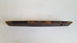 12" Vintage Brass & Wood Spirit Level 41393