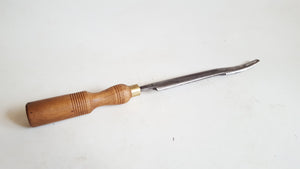 8" Vintage Stubs Engineers Scraper w Wooden Handle 41374
