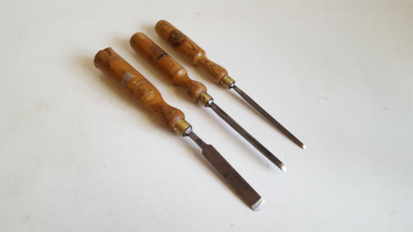 Mixed Bundle of 3 Chisels 1/8" - 1/2" 41383