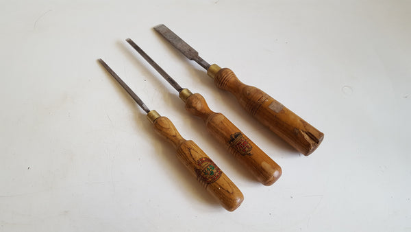 Mixed Bundle of 3 Chisels 1/8" - 1/2" 41383