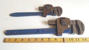 Pair of Record Stilson Pipe Wrenches No 14 & No 10 41471