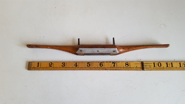 11" Vintage Buck Wooden Spokeshave w Metal Mouth 41591