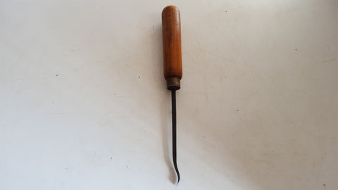 3/16" Vintage S J Addis Skew Spoon Gouge w #22 Sweep 41593