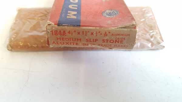 Aloxite Carborundum Oilstone in Box 41701