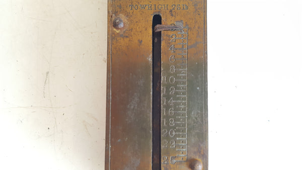 Small Brass Salter No 2 Pocket Scale 41608