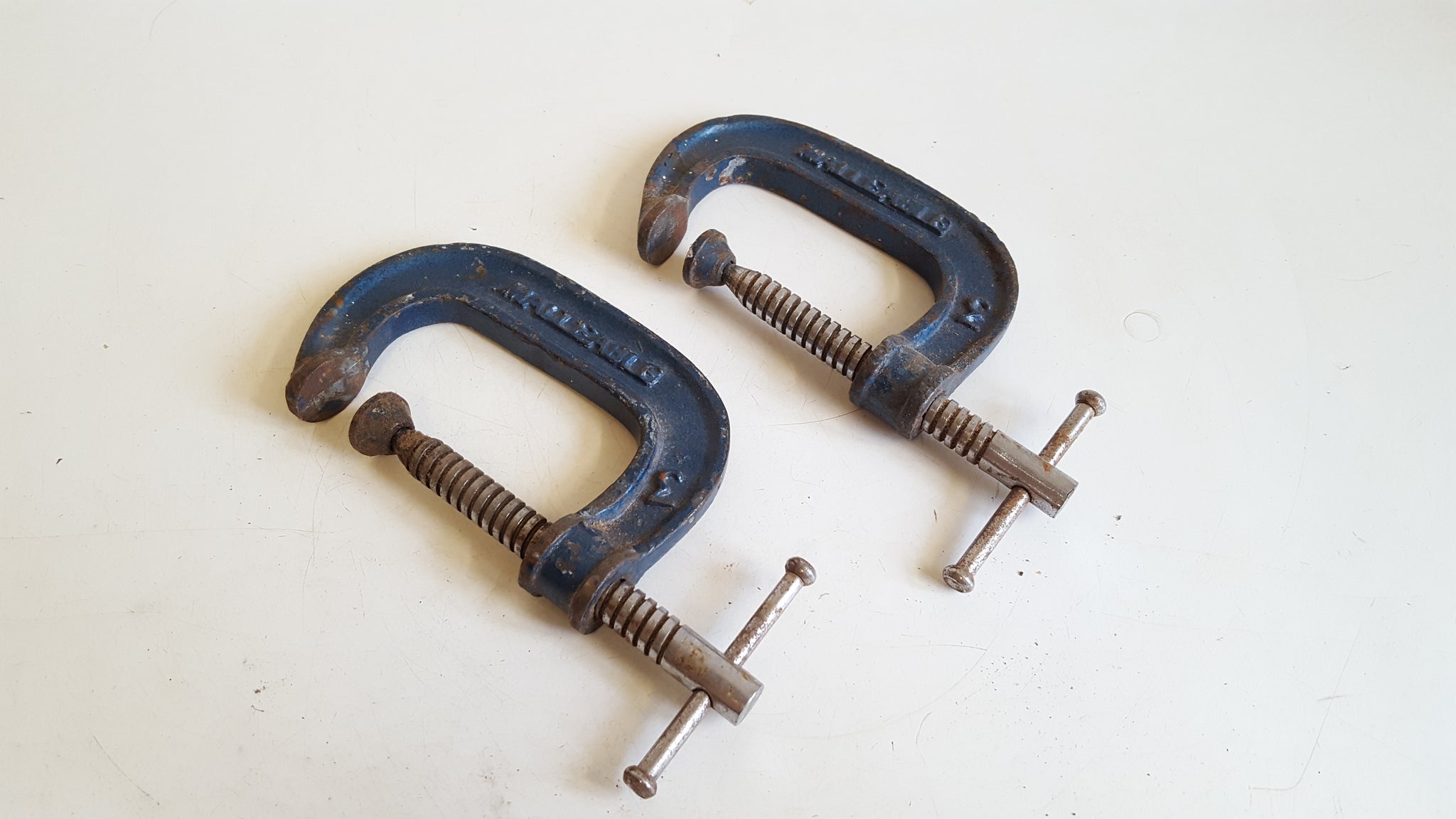Two Malleable No 3 G Clamps / Cramps 41923