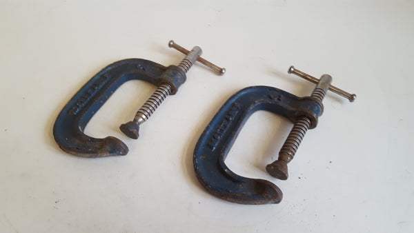 Two Malleable No 3 G Clamps / Cramps 41923