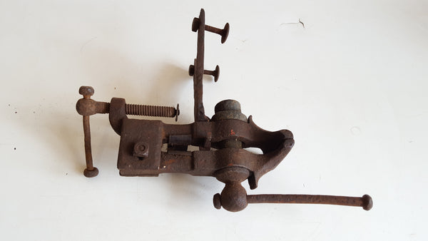Small Unusual Vintage Bench Mount Vice w 2 1/2" Jaws 41266