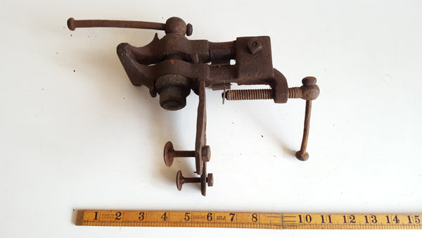 Small Unusual Vintage Bench Mount Vice w 2 1/2" Jaws 41266