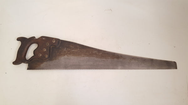 26" Vintage Spear & Jackson Non Break Handle Panel Saw w 7 TPI 41428