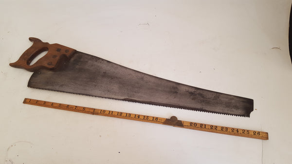 26" Vintage Panel Saw w 6 TPI Chipped Tip 42136