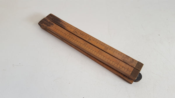 24" Vintage Smallwood Broad Arrow Wooden Rule 42205