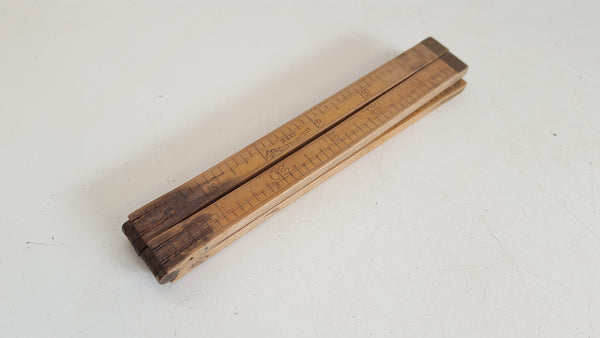 24" Vintage Smallwood Broad Arrow Wooden Rule 42205