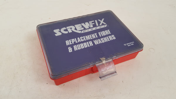 Screwfix Replacement Fibre & Rubber Washers in Case 42512