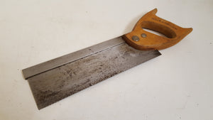 10" Vintage Spear & Jackson Steel Back Saw w 13 TPI 42574