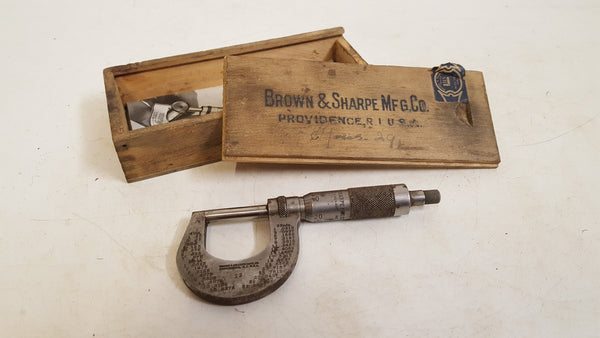 Vintage Brown & Sharpe in Wooden Box 42762