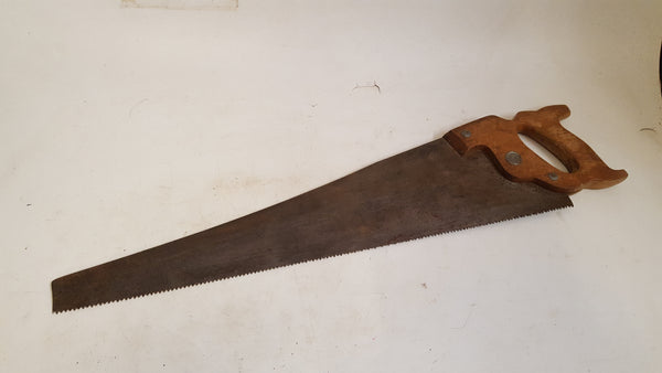 24" Vintage Disston Panel Saw w 7 TPI 42901