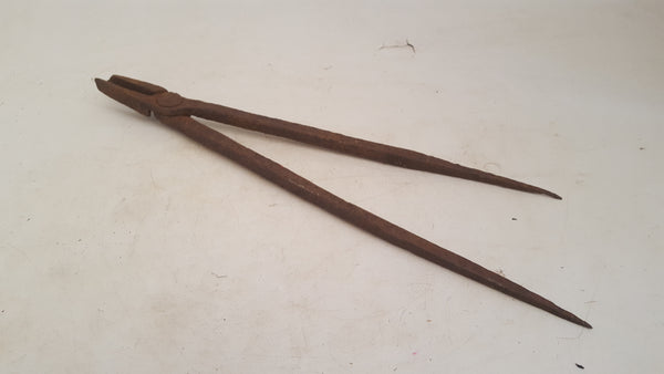 18" Vintage Blacksmith Tongs 42866