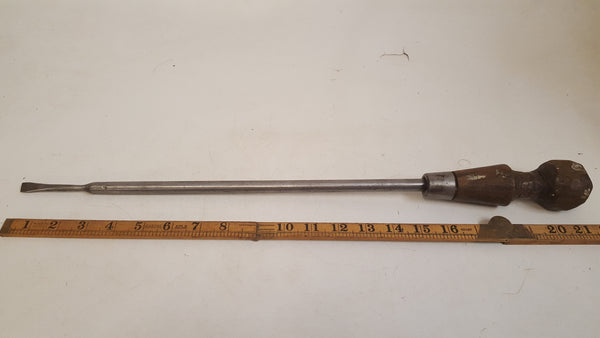 Large 22" Vintage Turnscrew / Screwdriver w 3/8" Edge 42918