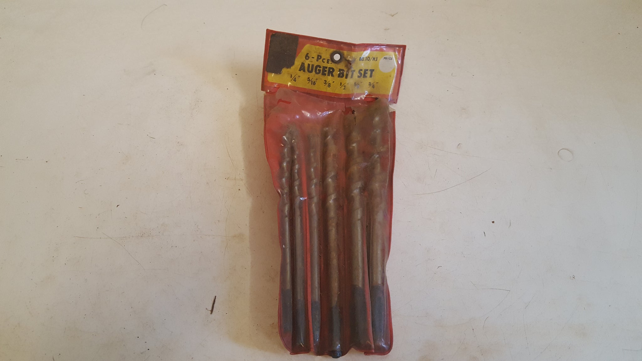 6 Piece Auger Bit Set 1/4" - 3/4" 43051