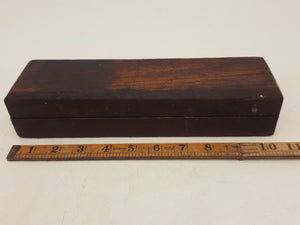 Vintage 9 x 2" Combination Sharpening Stone in Wooden Box 32922